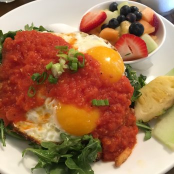 Brunch Everyday - Arugula Toast w/ herbed boursin, baby arugula, vine ripe tomato, and fresh avocado. Topped with two sunny eggs and tomato relish. - Coffee & Tea Near Me - Conshohocken, Pennsylvania Brunch Everyday - Arugula Toast w/ herbed boursin, baby arugula, vine ripe tomato, and fresh avocado. Topped with two sunny eggs and tomato relish. - Coffee & Tea Near Me - Conshohocken, Pennsylvania