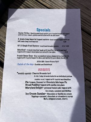 Menu photo 1 Old Salty's Fishing Creek, MD Menu photo 1 Old Salty's Fishing Creek, MD