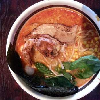 Ramen Parlor - Lobster miso flavor (with the real 1/2 crab body) - medium spicy - Ramen Near Me - San Mateo, California Ramen Parlor - Lobster miso flavor (with the real 1/2 crab body) - medium spicy - Ramen Near Me - San Mateo, California