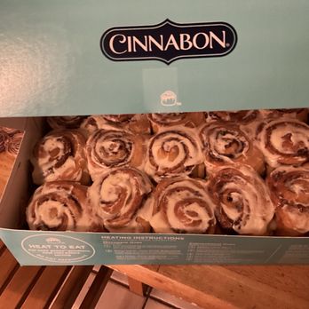 Cinnabon - Well yum Cinnabons! The box weighs about five pounds - Bakeries Near Me - Aiea, Hawaii Cinnabon - Well yum Cinnabons! The box weighs about five pounds - Bakeries Near Me - Aiea, Hawaii