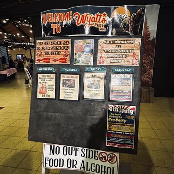 Wyatt's Grill & Saloon - Activity board - Bars Near Me - Big Bear Lake, California
