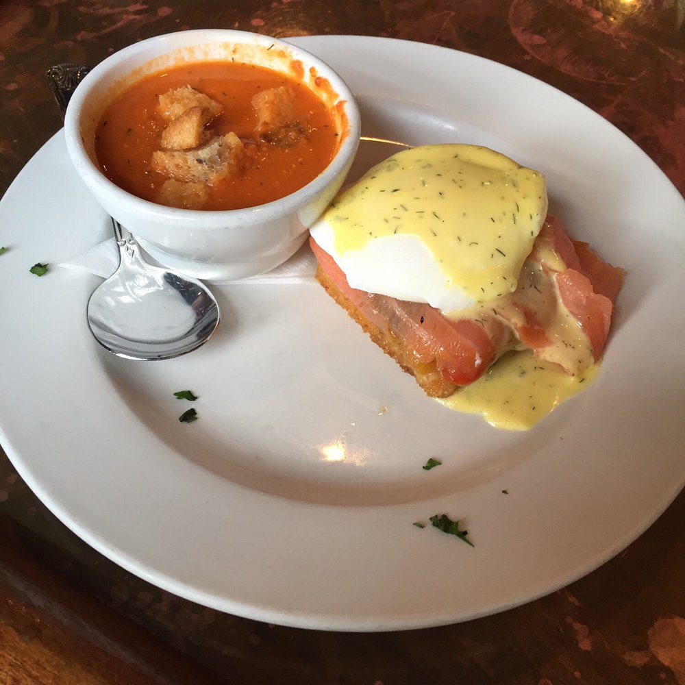 Otto's - Benedict Otto's with a side of tomato dill soup = delicious - Breakfast & Brunch Near Me - Covington, Kentucky Otto's - Benedict Otto's with a side of tomato dill soup = delicious - Breakfast & Brunch Near Me - Covington, Kentucky