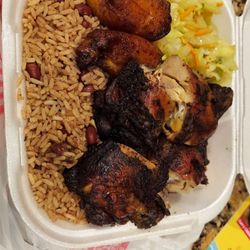 Jerk Chicken dinner meal to go