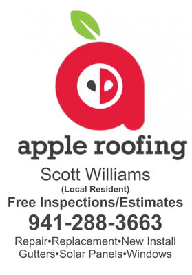 Apple Roofing Logo