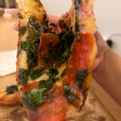 Mici Italian - 10" Pepperoni W/ spinach and garlic