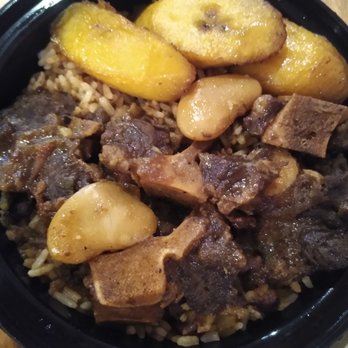 Jerkies Chicken - Small oxtail $14.50. Comes with rice and peas, plantains and coleslaw. - Caribbean Near Me - Ottawa, Ontario Jerkies Chicken - Small oxtail $14.50. Comes with rice and peas, plantains and coleslaw. - Caribbean Near Me - Ottawa, Ontario