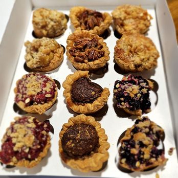 Union Hall - Cherry, peach, Pecan, blueberry and more tiny pies from "Tiny Pies." FYI, my kids had bit into some before my picture. - Food Court Near Me - Waco, Texas