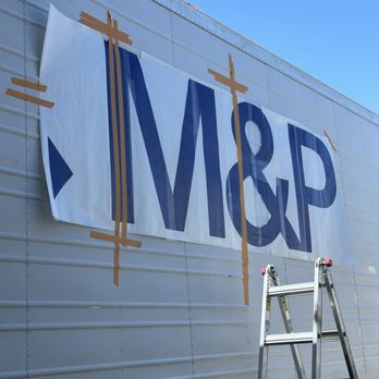 Precision Commercial Printing - During Installation of Partial Trailer Wrap on horizontal ridges - Printing Services Near Me - Camoton, California