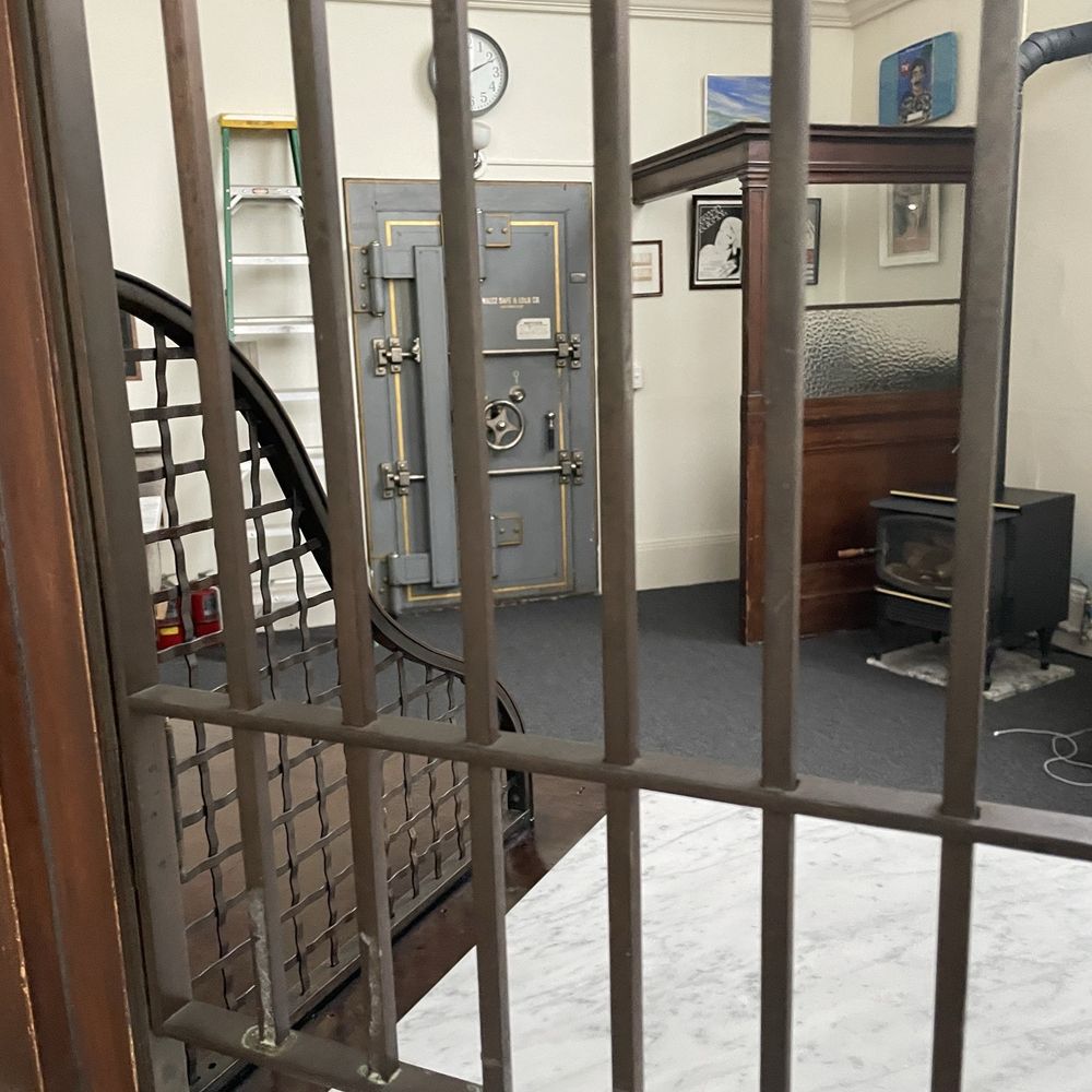 Not A Bank - View through the original bank counter. - Vacation Rentals Near Me - Tomales, California