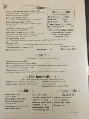 Menu photo 3 Chap's Elba Diner Elba, NY
