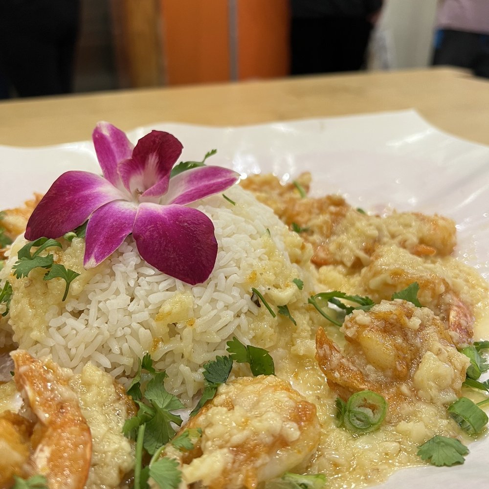 206 BCE - Garlic Butter Shrimp Platter - Noodles Near Me - Anaheim, California