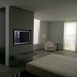 County Line Audio Video - Bedroom tv install with overhead speakers