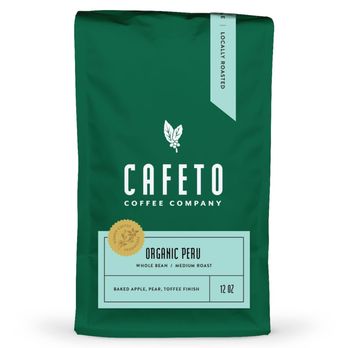 Cafeto Coffee - a bag of organic peru coffee - Coffee Roasteries Near Me - Eugene, Oregon