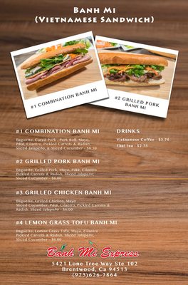 Menu photo 8 Banh Mi Express Brentwood, CA