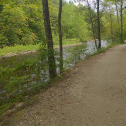 Camping On the Battenkill - Camp site right off the water