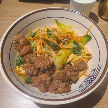 Ox9 Lanzhou Handpulled Noodles - Chili noodles with braised beef - Noodles Near Me - Berkeley, California