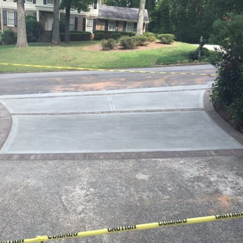 Sudlow Concrete - Replaced our apron on our driveway and added a brick inlay that they matched very well to the brick color of our house! - Masonry/Concrete Near Me - Atlanta, Georgia Sudlow Concrete - Replaced our apron on our driveway and added a brick inlay that they matched very well to the brick color of our house! - Masonry/Concrete Near Me - Atlanta, Georgia