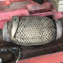 Adams Street Muffler & Service Center - Old flex pipe