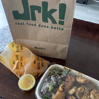 Jrk! - jerk shirmp, and beef patty - Caribbean Near Me - Aventura, Florida Jrk! - jerk shirmp, and beef patty - Caribbean Near Me - Aventura, Florida
