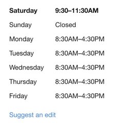 United States Postal Service - Actual hours!
