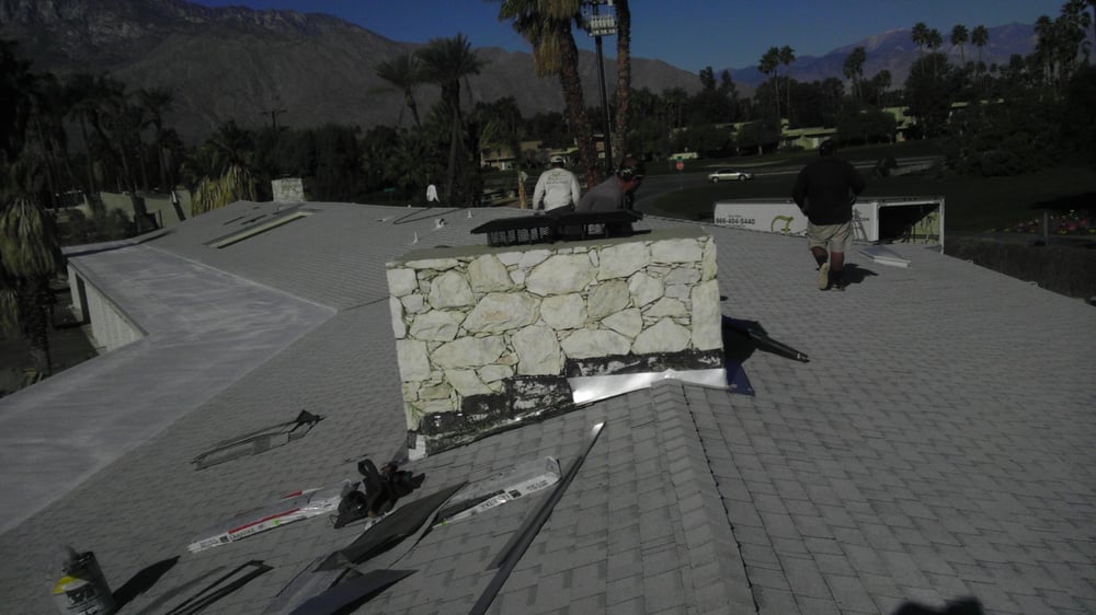 Slide of Foam Bond-A Quality Roofing