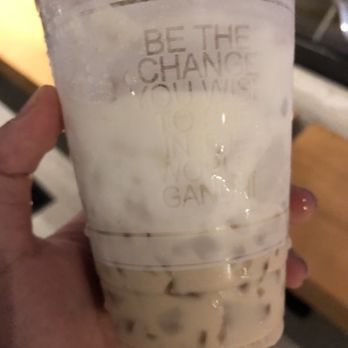 7 Leaves Cafe - Yesterday when I went and picked up a house coffee. Literally half of it was ice! - Coffee & Tea Near Me - Irvine, California