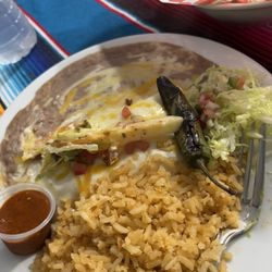 Chicken enchiladas
