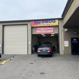 Exterior outside entrance of SG Smog Check Center - Vallejo, California Exterior outside entrance of SG Smog Check Center - Vallejo, California