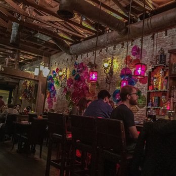 Gabbi's Mexican Kitchen - A slightly better  shot of the night time interior. - Mexican Near Me - Orange, California