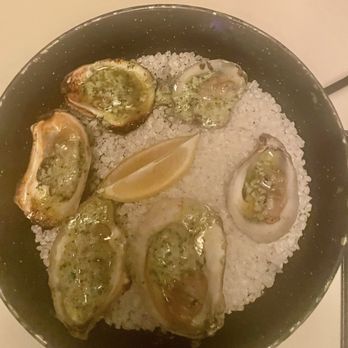 Fish N Beer - Garlic, wood grilled oysters - Seafood Near Me - Denver, Colorado Fish N Beer - Garlic, wood grilled oysters - Seafood Near Me - Denver, Colorado