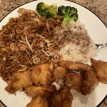 Wong's Chinese Dining - Reheated later, coconut chicken and chicken fried rice - Chinese Near Me - Phoenix, Arizona