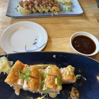 Konnichiwa - Alligator roll and I don't remember the other one - Pan Asian Near Me - Rock Hill, South Carolina Konnichiwa - Alligator roll and I don't remember the other one - Pan Asian Near Me - Rock Hill, South Carolina
