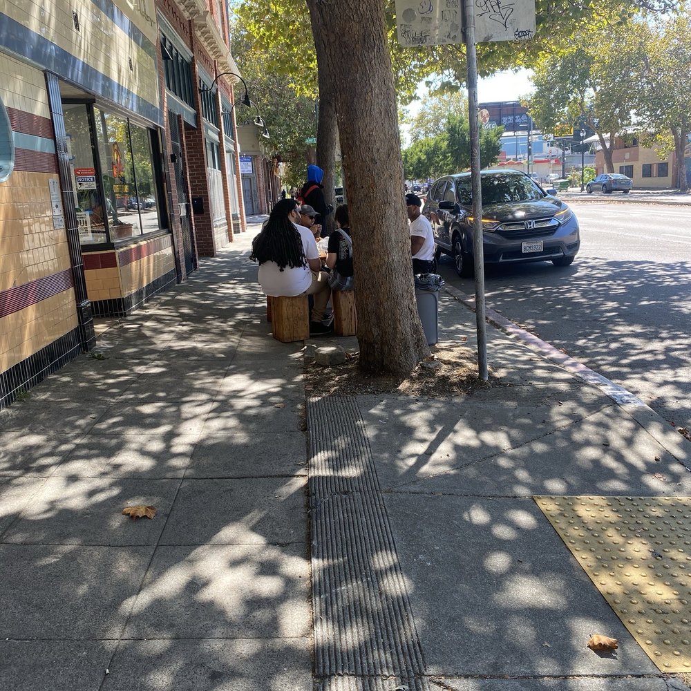 Krispy Joe's - Seating outside nearby entrance - Coffee & Tea Near Me - Emeryville, California Krispy Joe's - Seating outside nearby entrance - Coffee & Tea Near Me - Emeryville, California