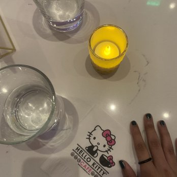 The Bow Room - Water, cute napkins, non-flammable candles - Cocktail Bars Near Me - Irvine, California The Bow Room - Water, cute napkins, non-flammable candles - Cocktail Bars Near Me - Irvine, California