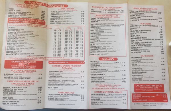 Menu photo 2 Fort Hamilton Diner Brooklyn, NY