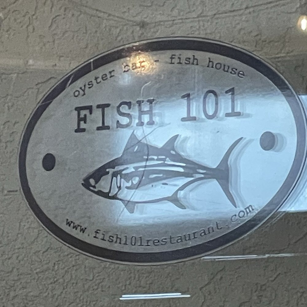 Fish 101 - Sign - Seafood Near Me - Encinitas, California Fish 101 - Sign - Seafood Near Me - Encinitas, California