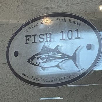 Fish 101 - Sign - Seafood Near Me - Encinitas, California