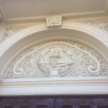 Carmelite Monastery - Cornice above the entrance doors - Churches Near Me - San Diego, California
