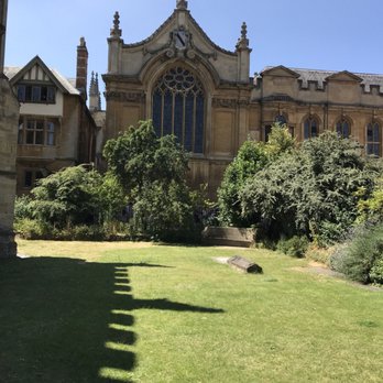 The Vaults and Garden - This was my view while eating a delicious lunch at the Vault and garden. - Cafes Near Me - Oxford, OXF