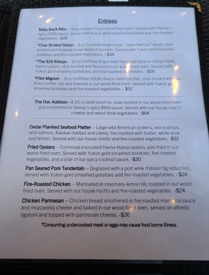 Menu photo 2 929 Woodfire Grill Port Angeles, WA