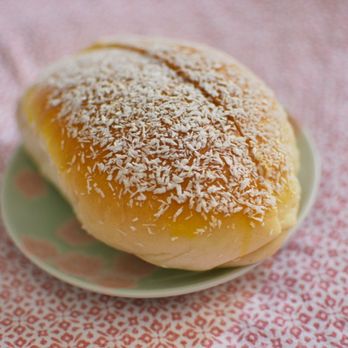 Mei Sum - Soft roll with cream inside + coconut flakes - Bakeries Near Me - Boston, Massachusetts