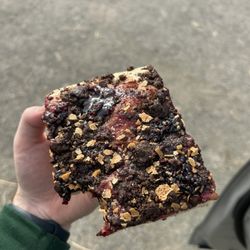 Logjam Coffee - Berry loaded focaccia