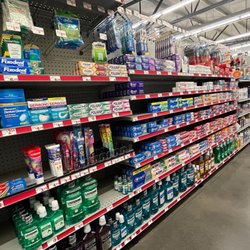 Family Dollar - Rows of items for dental hygiene