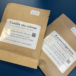 Tea-For-All - Vanilla ala crème & lemongrass single serve packets