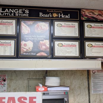 Lange's Little Store - Menu board part 5 - Delis Near Me - Chappaqua, New York Lange's Little Store - Menu board part 5 - Delis Near Me - Chappaqua, New York