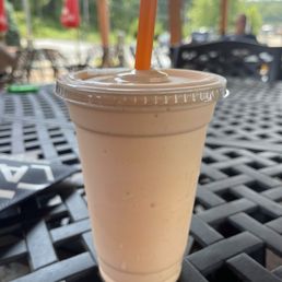 Orange cream milkshake