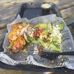 Moose-Jackson Cafe - Salad with oriental/honey mustard dressing