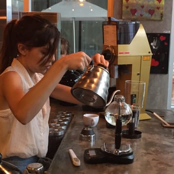 Panther Coffee - Fun with Chemistry Part 1: preparing lab glass cooker for vacuum brewed coffee. - Coffee & Tea Near Me - Miami Beach, Florida Panther Coffee - Fun with Chemistry Part 1: preparing lab glass cooker for vacuum brewed coffee. - Coffee & Tea Near Me - Miami Beach, Florida