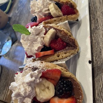 Yaz's Table - Mini pancake tacos - Breakfast & Brunch Near Me - Abington, Massachusetts Yaz's Table - Mini pancake tacos - Breakfast & Brunch Near Me - Abington, Massachusetts
