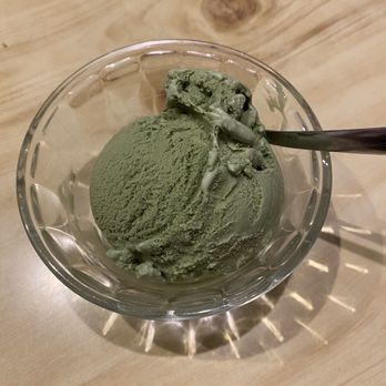 Yanagi Sushi - Green tea ice cream - Japanese Near Me - Honolulu, Hawaii